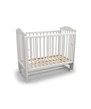 Кроватка для новорожденных Классика белая
